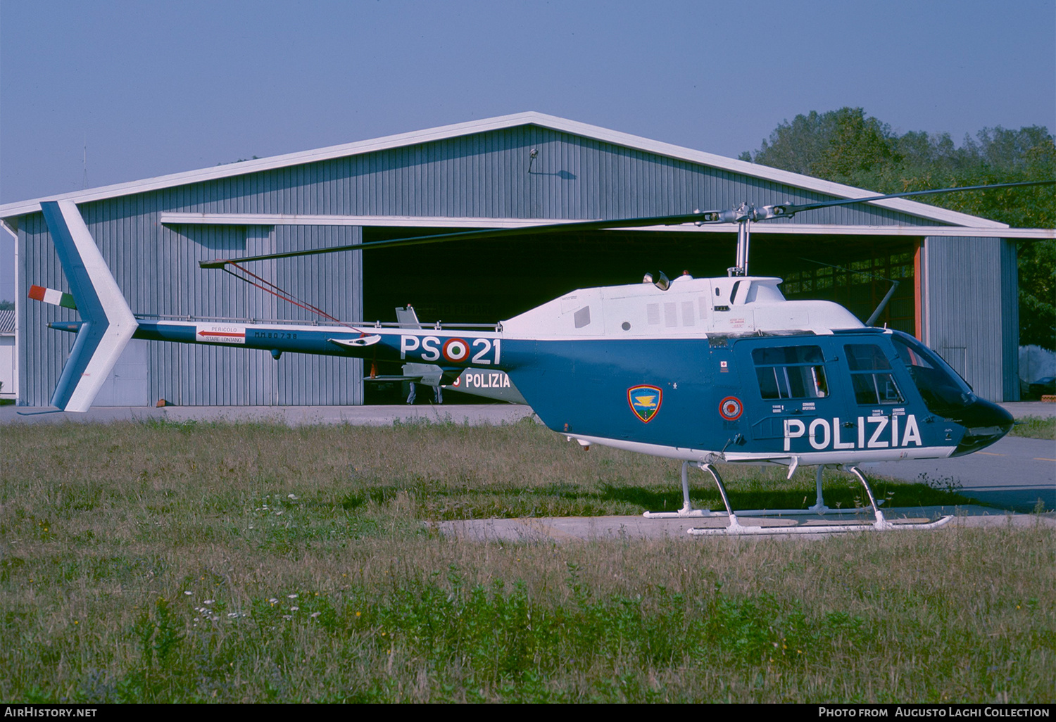 Aircraft Photo of MM80738 | Agusta AB-206A-1 JetRanger | Italy - Polizia | AirHistory.net #721200