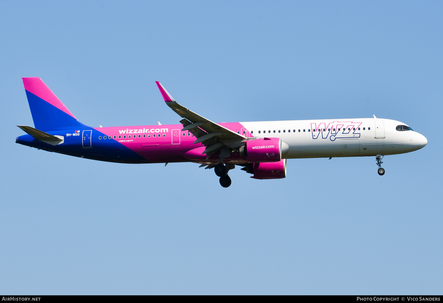 Aircraft Photo of 9H-WDG | Airbus A321-271NX | Wizz Air | AirHistory.net #721257