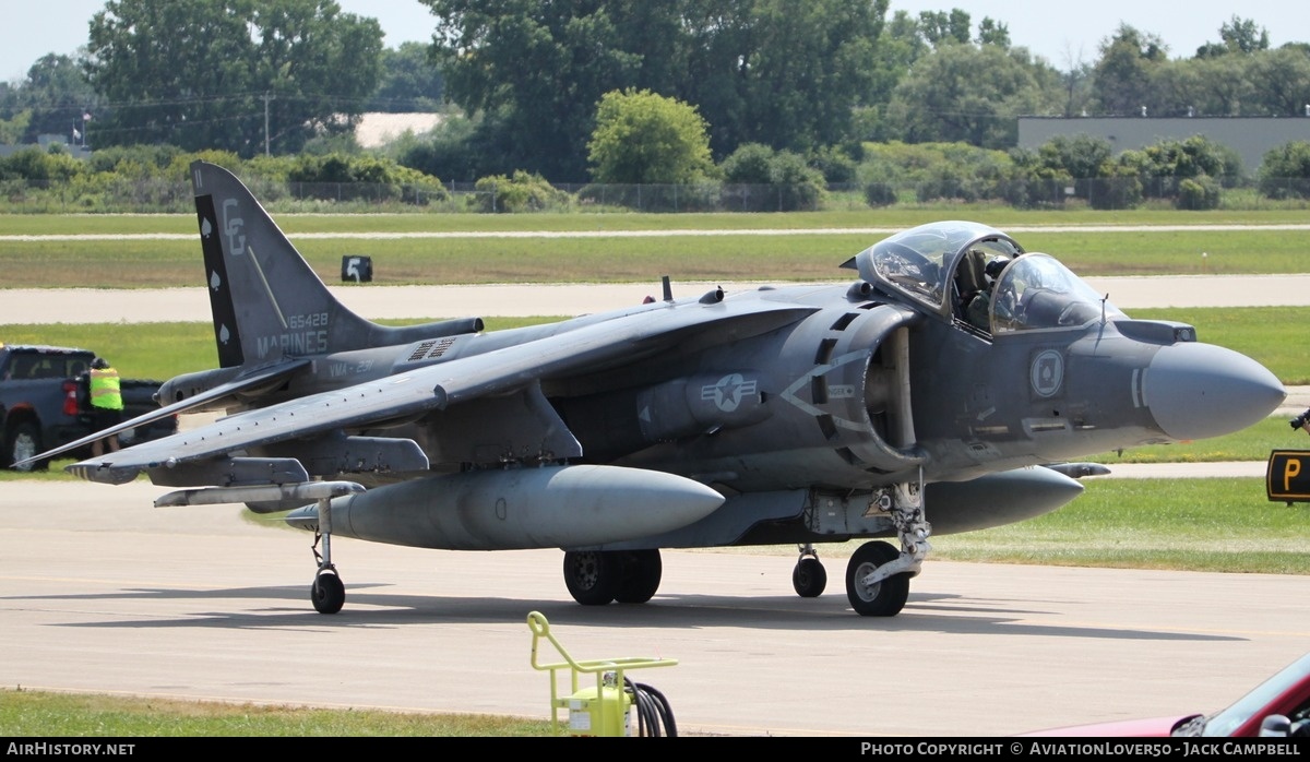 Aircraft Photo of 165428 | Boeing AV-8B(R) Harrier II+ | USA - Marines | AirHistory.net #721295