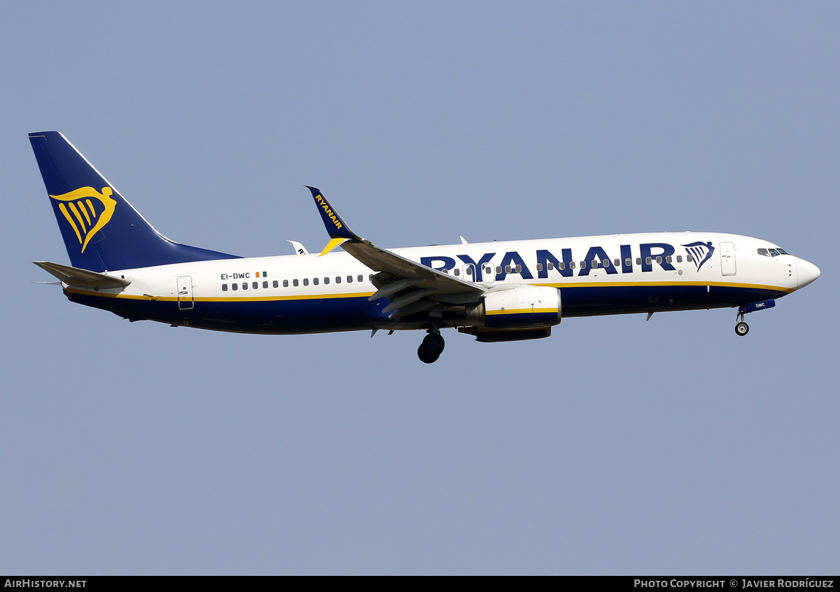 Aircraft Photo of EI-DWC | Boeing 737-8AS | Ryanair | AirHistory.net #721300
