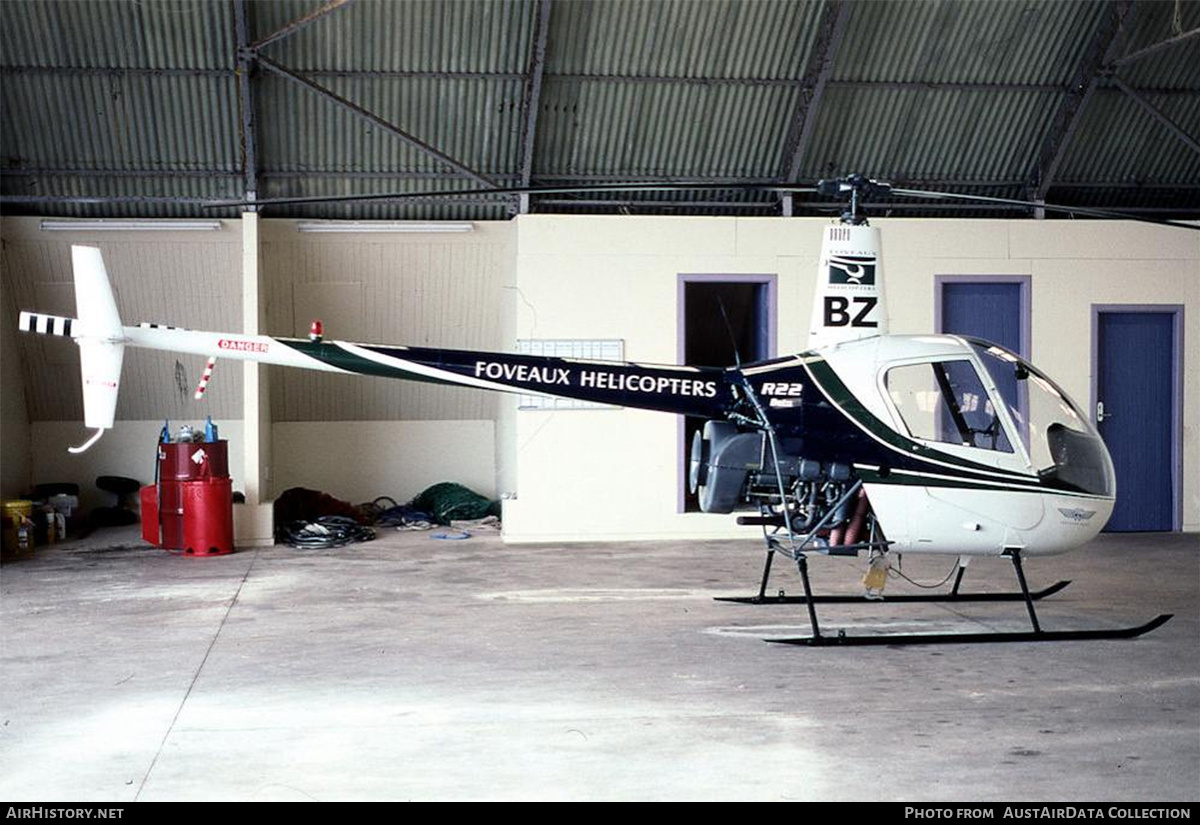Aircraft Photo of ZK-HBZ / BZ | Robinson R-22 Beta | Foveaux Helicopters | AirHistory.net #721329