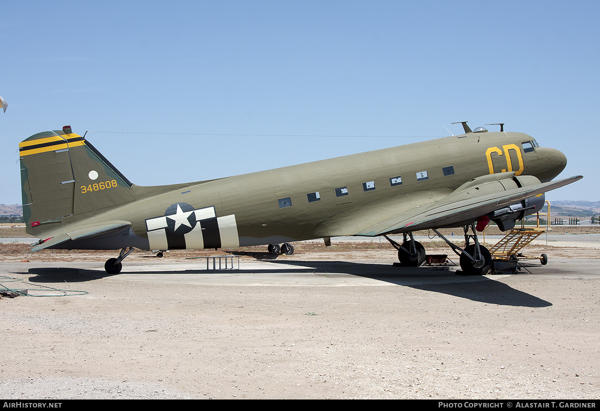 Aircraft Photo of N47SJ / 348608 | Douglas C-47B Skytrain | USA - Air Force | AirHistory.net #721336