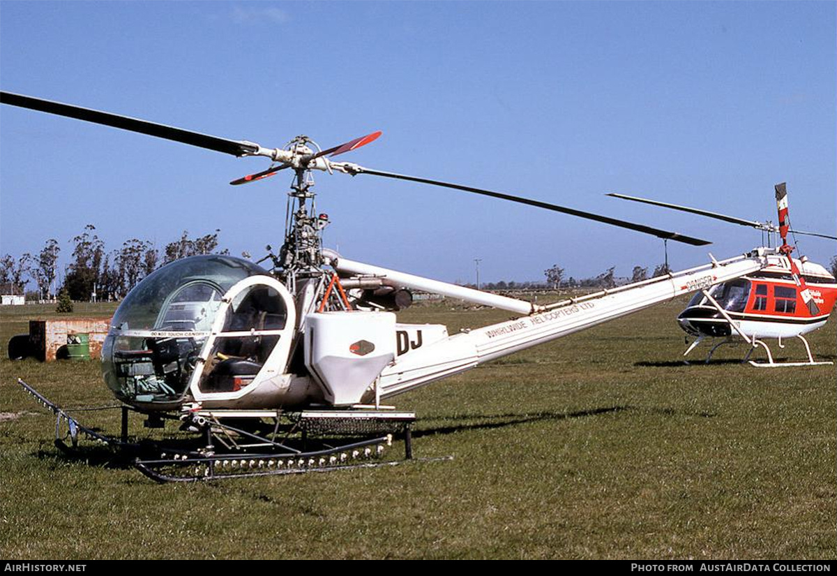 Aircraft Photo of ZK-HDJ / DJ | Hiller UH-12E | Whirlwide Helicopters | AirHistory.net #721343