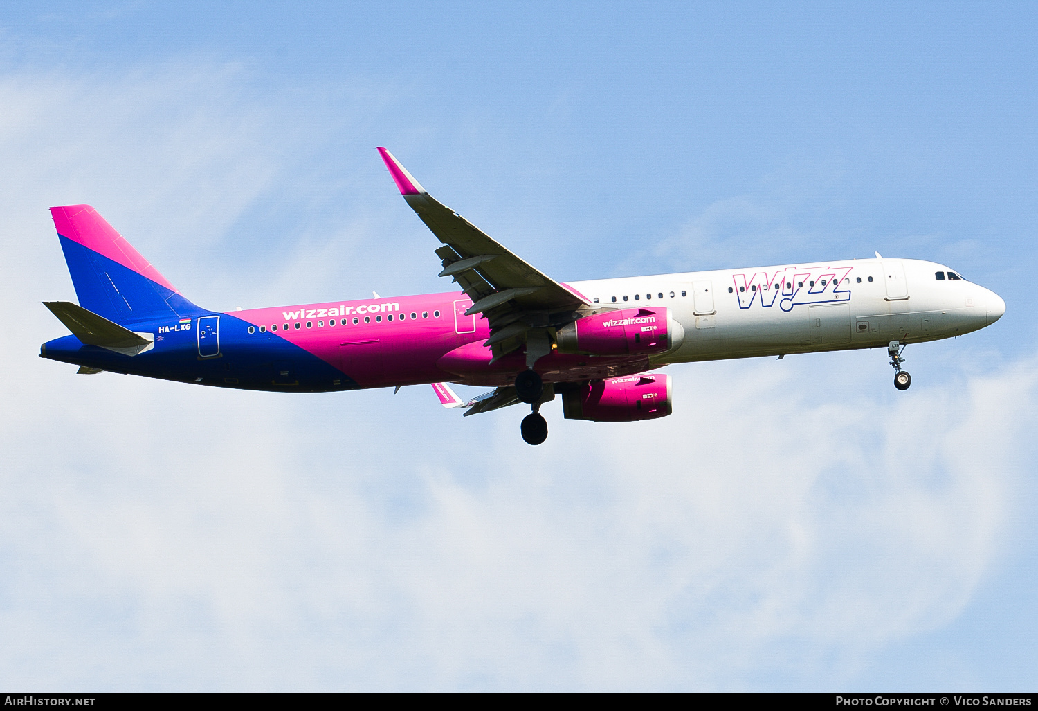 Aircraft Photo of HA-LXG | Airbus A321-231 | Wizz Air | AirHistory.net #721345