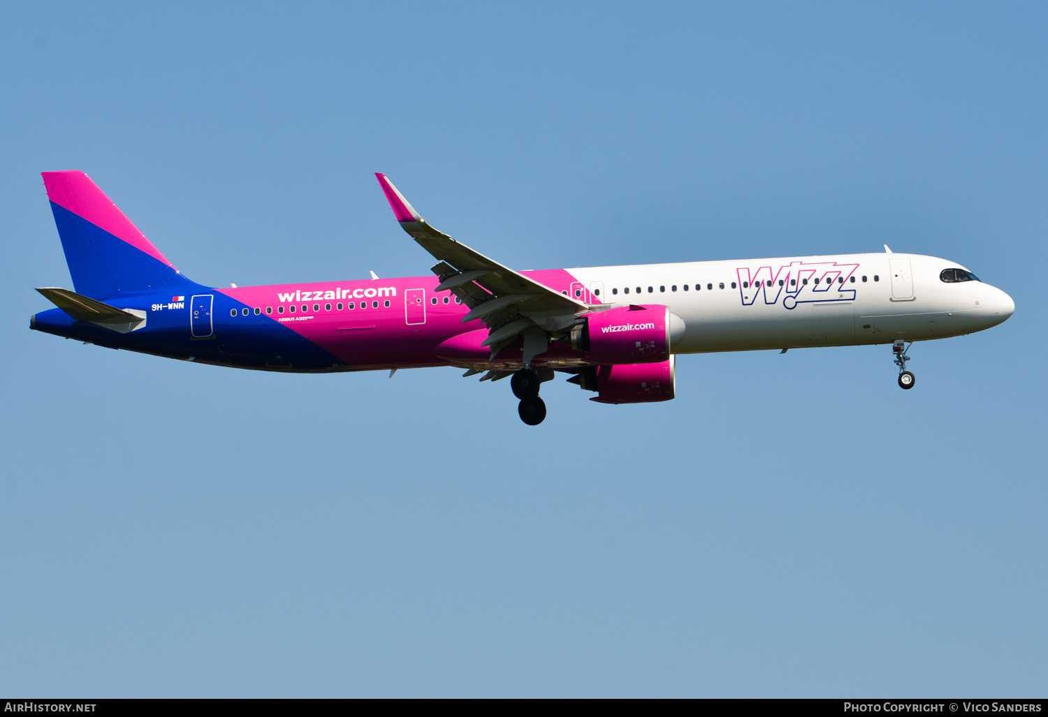 Aircraft Photo of 9H-WNN | Airbus A321-271NX | Wizz Air | AirHistory.net #721346