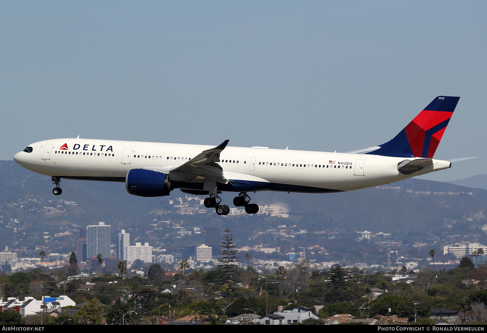 Aircraft Photo of N412DX | Airbus A330-941N | Delta Air Lines | AirHistory.net #721414