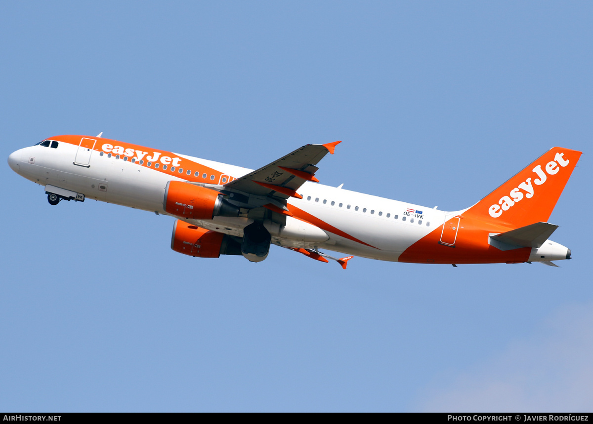 Aircraft Photo of OE-IVK | Airbus A320-214 | EasyJet | AirHistory.net #721429