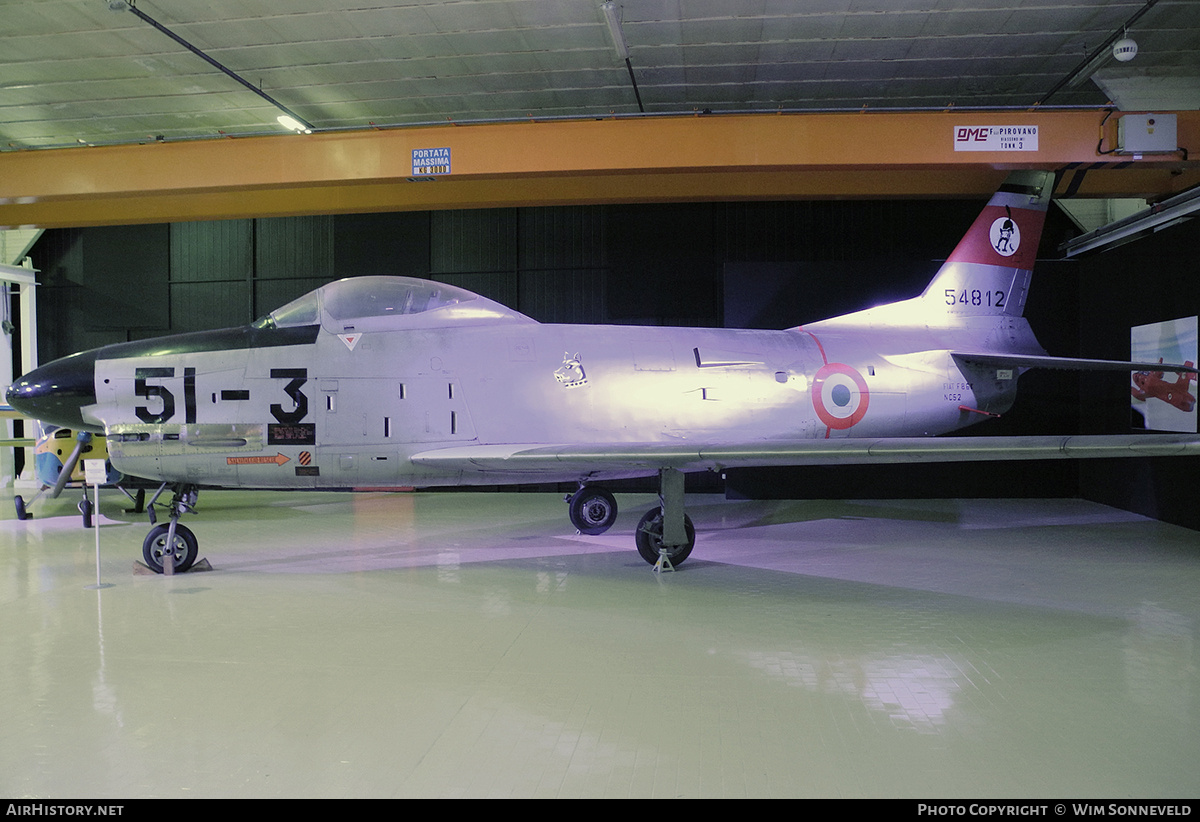 Aircraft Photo of MM55-4812 / 54812 | North American F-86K Sabre | Italy - Air Force | AirHistory.net #721441