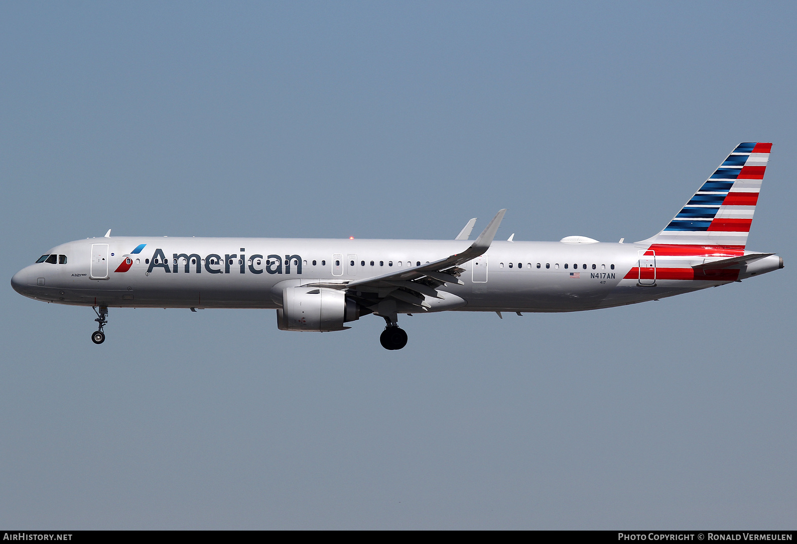 Aircraft Photo of N417AN | Airbus A321-253NX | American Airlines | AirHistory.net #721460