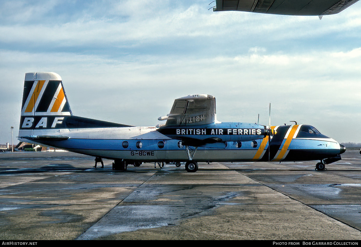 Aircraft Photo of G-BCWE | Handley Page HPR-7 Herald 206 | British Air Ferries - BAF | AirHistory.net #721517