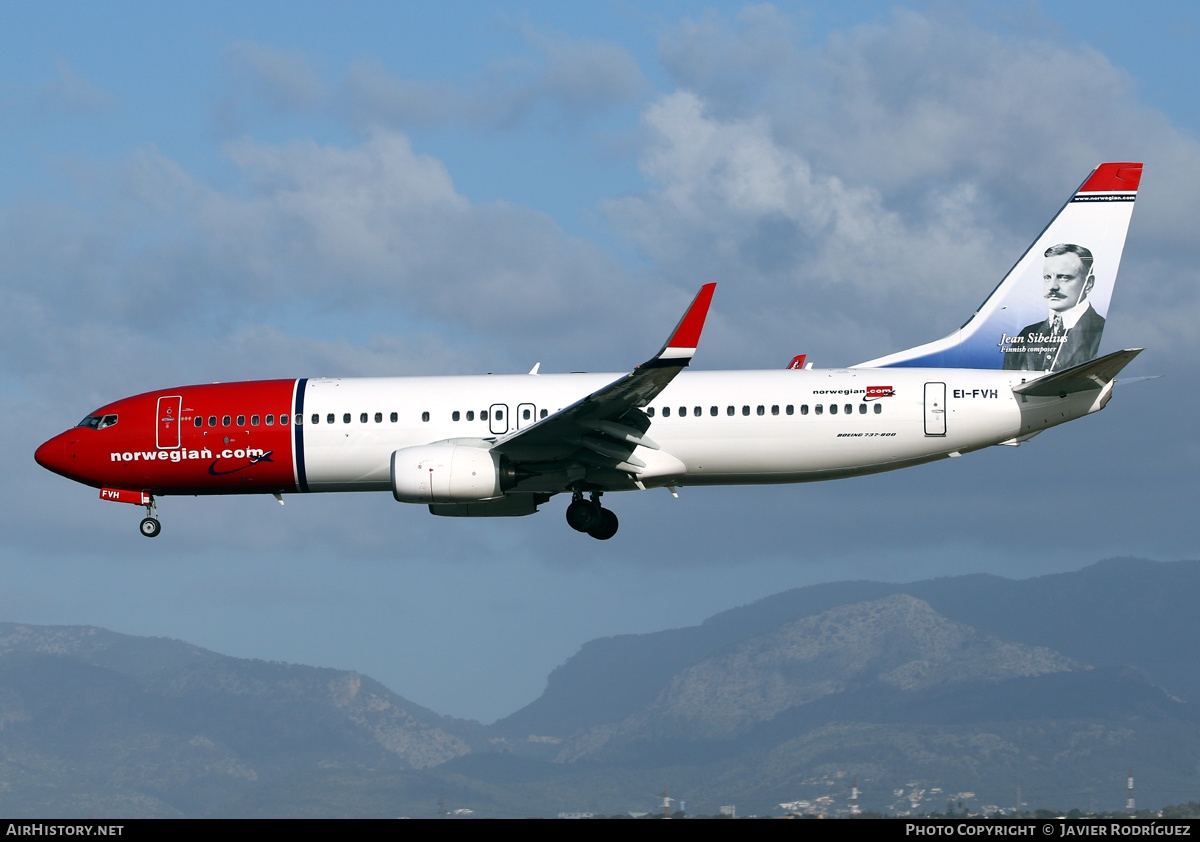 Aircraft Photo of EI-FVH | Boeing 737-800 | Norwegian | AirHistory.net #721545