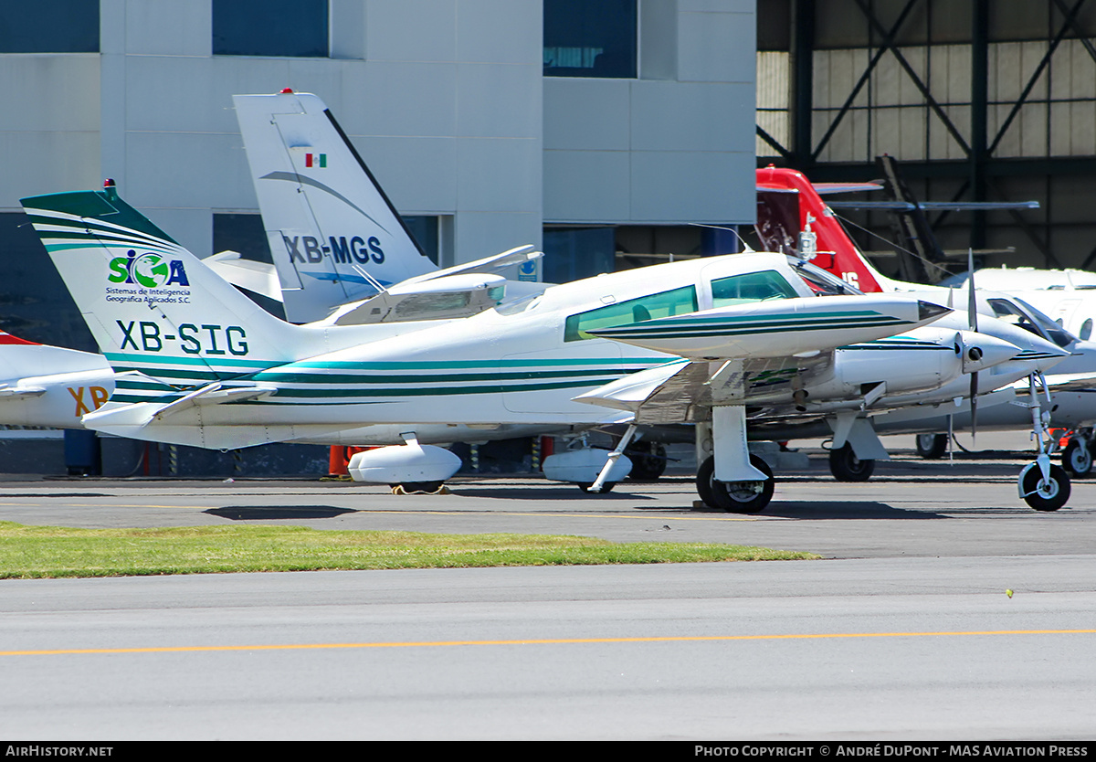 Aircraft Photo of XB-SIG | Cessna 310Q | SIGA - Sistema de Inteligencia Geográfica Aplicados | AirHistory.net #721587