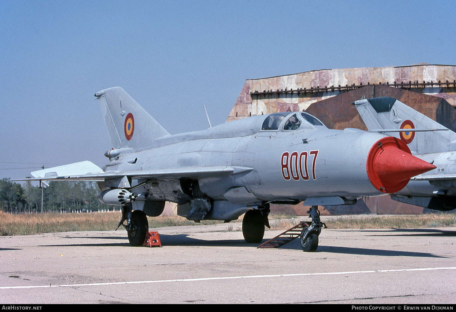 Aircraft Photo of 8007 | Mikoyan-Gurevich MiG-21PFM | Romania - Air Force | AirHistory.net #721596