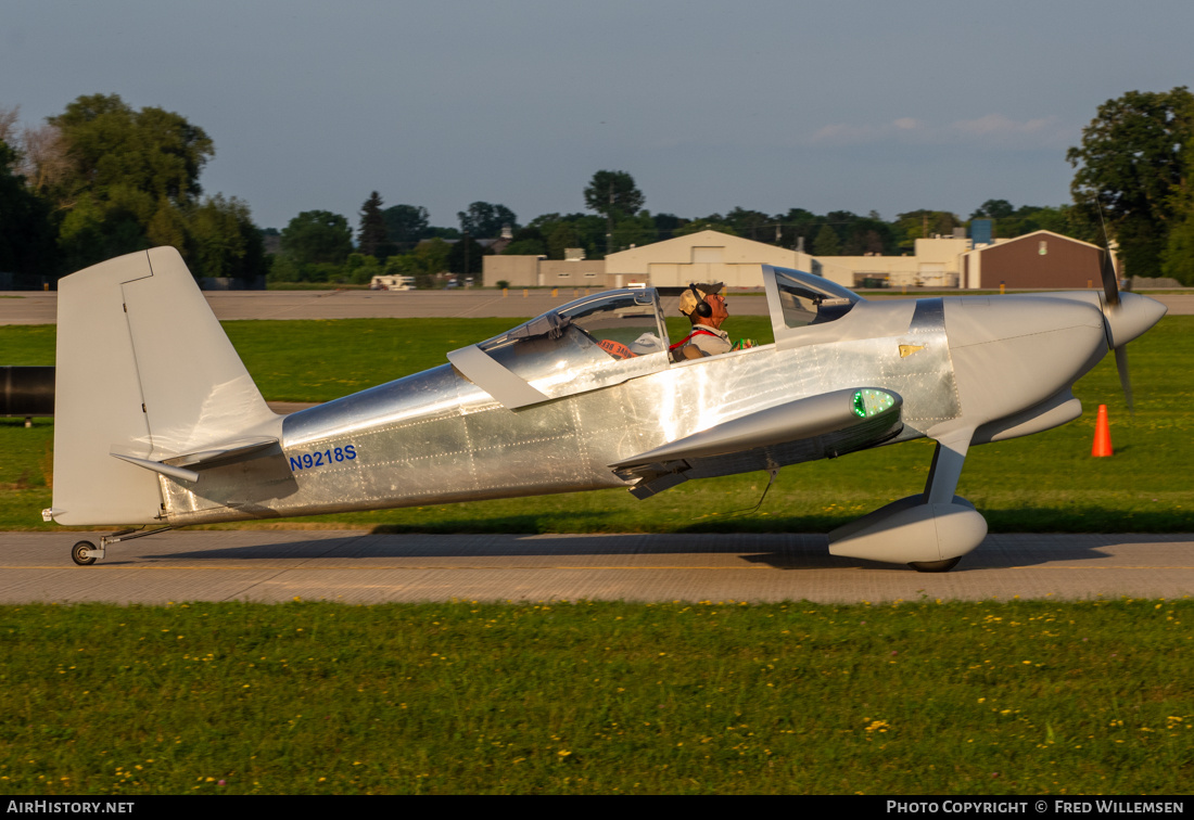 Aircraft Photo of N9218S | Van's RV-7 | AirHistory.net #721610