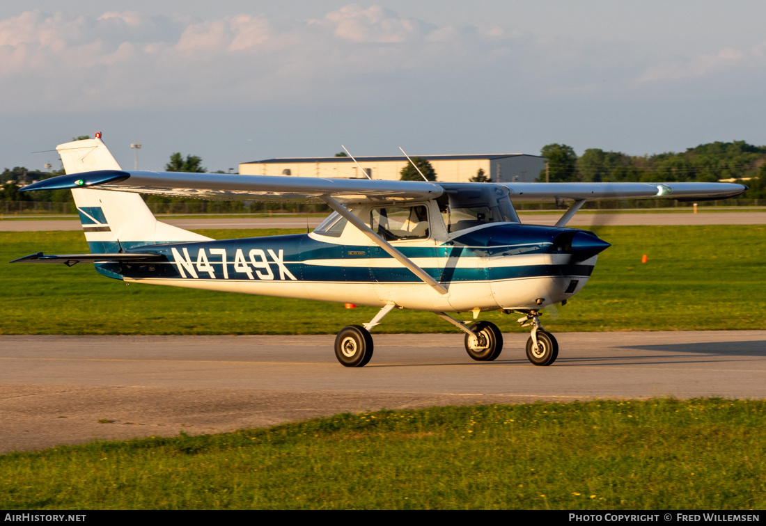 Aircraft Photo of N4749X | Cessna 150G | AirHistory.net #721616