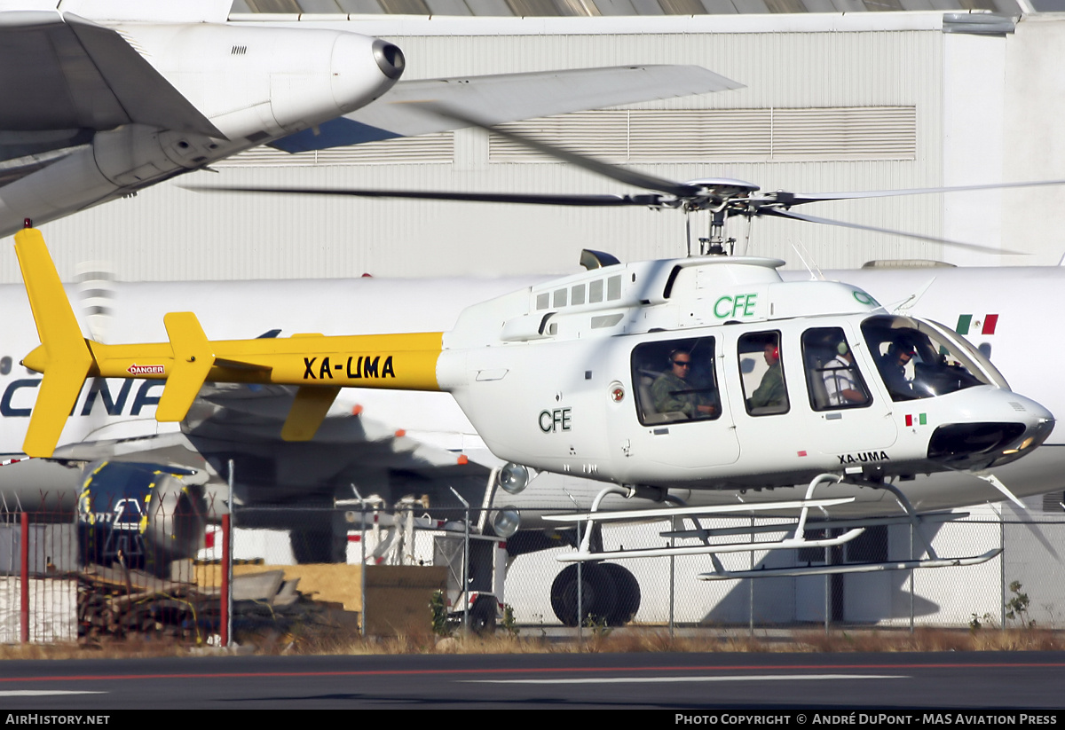 Aircraft Photo of XA-UMA | Bell 407 | CFE - Comisión Federal de Electricidad | AirHistory.net #721621