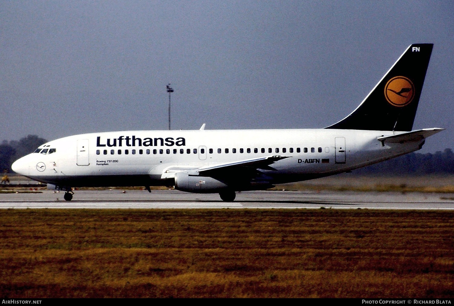 Aircraft Photo of D-ABFN | Boeing 737-230/Adv | Lufthansa | AirHistory.net #721659