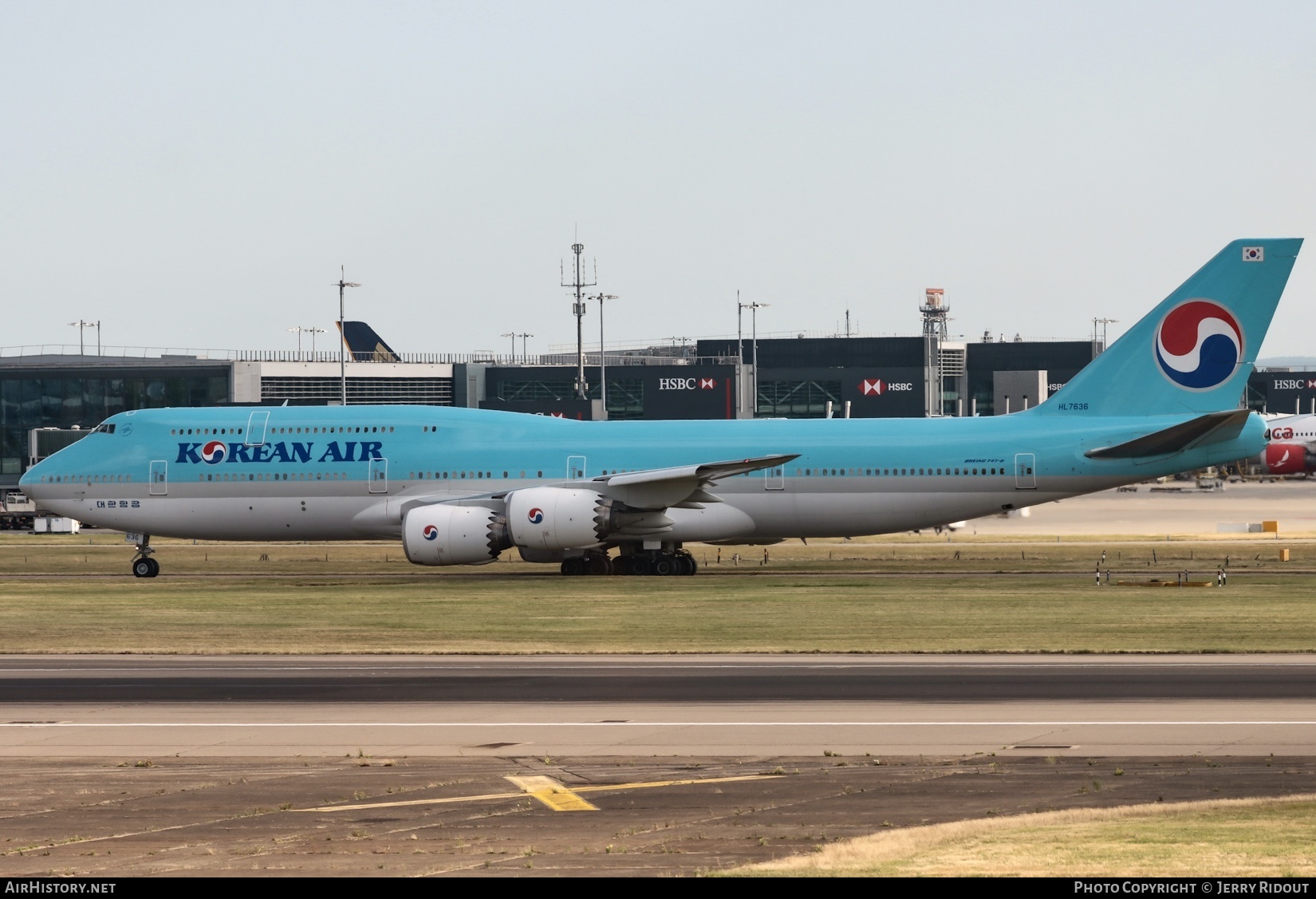 Aircraft Photo of HL7636 | Boeing 747-8B5 | Korean Air | AirHistory.net #721680
