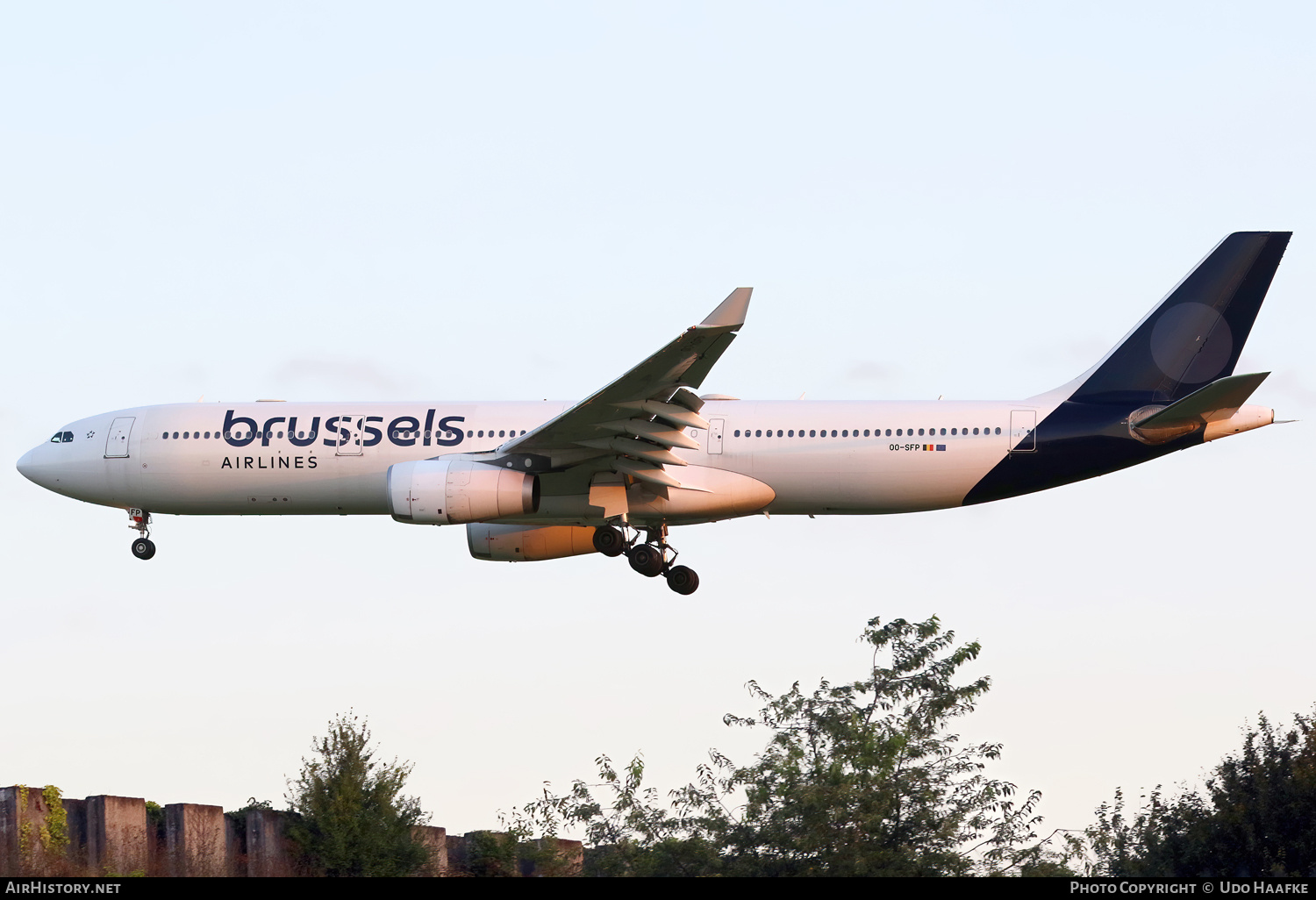 Aircraft Photo of OO-SFP | Airbus A330-343E | Brussels Airlines | AirHistory.net #721760