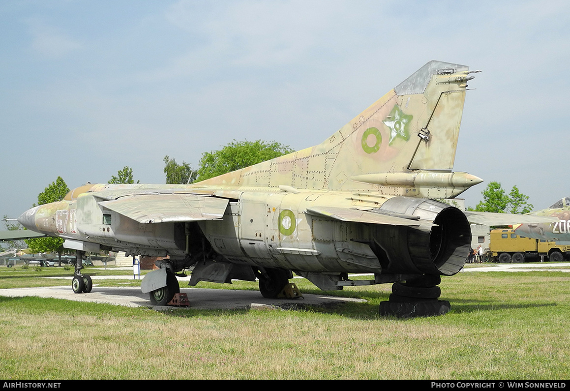 Aircraft Photo of 670 | Mikoyan-Gurevich MiG-23MF | Bulgaria - Air Force | AirHistory.net #721768