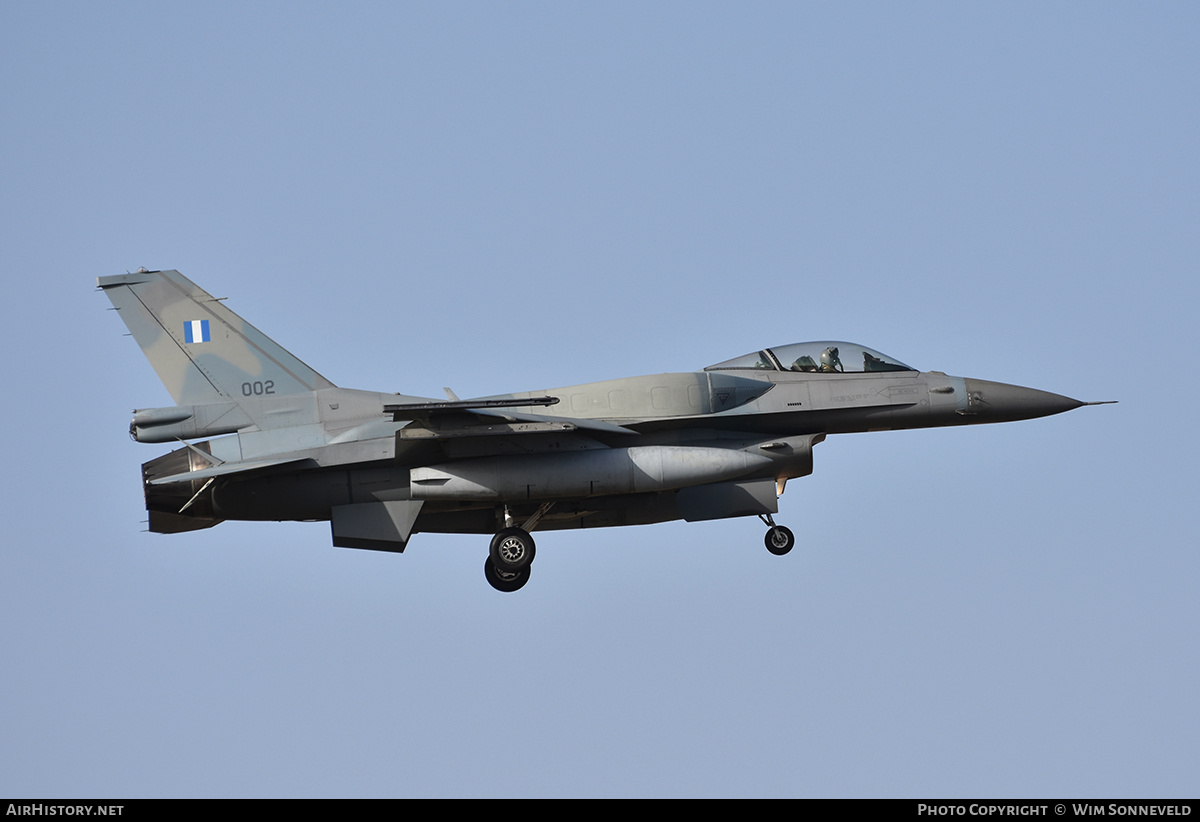Aircraft Photo of 002 | Lockheed Martin F-16C Fighting Falcon | Greece - Air Force | AirHistory.net #721774