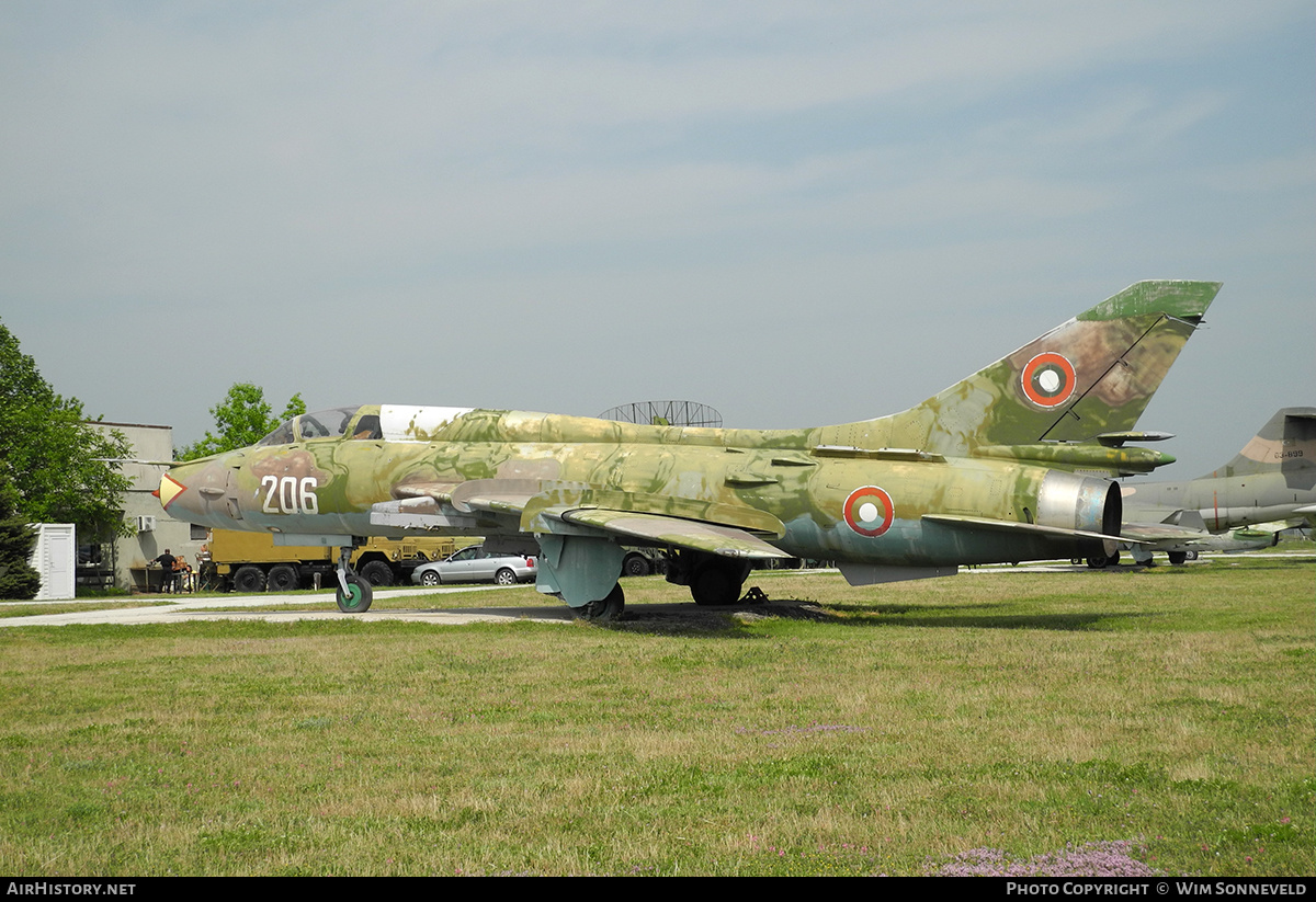 Aircraft Photo of 206 | Sukhoi Su-22UM3K | Bulgaria - Air Force | AirHistory.net #721775