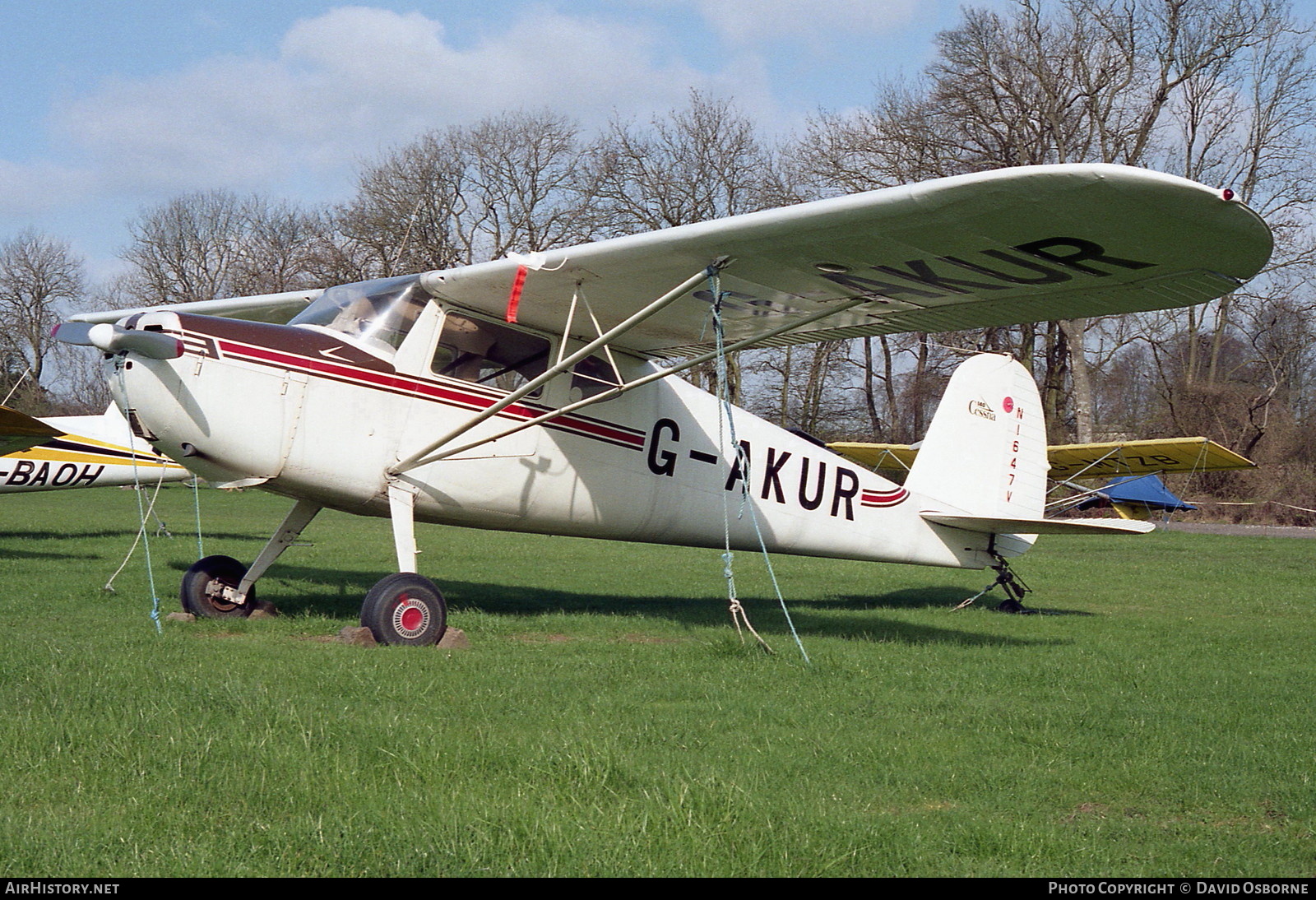 Aircraft Photo of G-AKUR / N1647V | Cessna 140 | AirHistory.net #721786