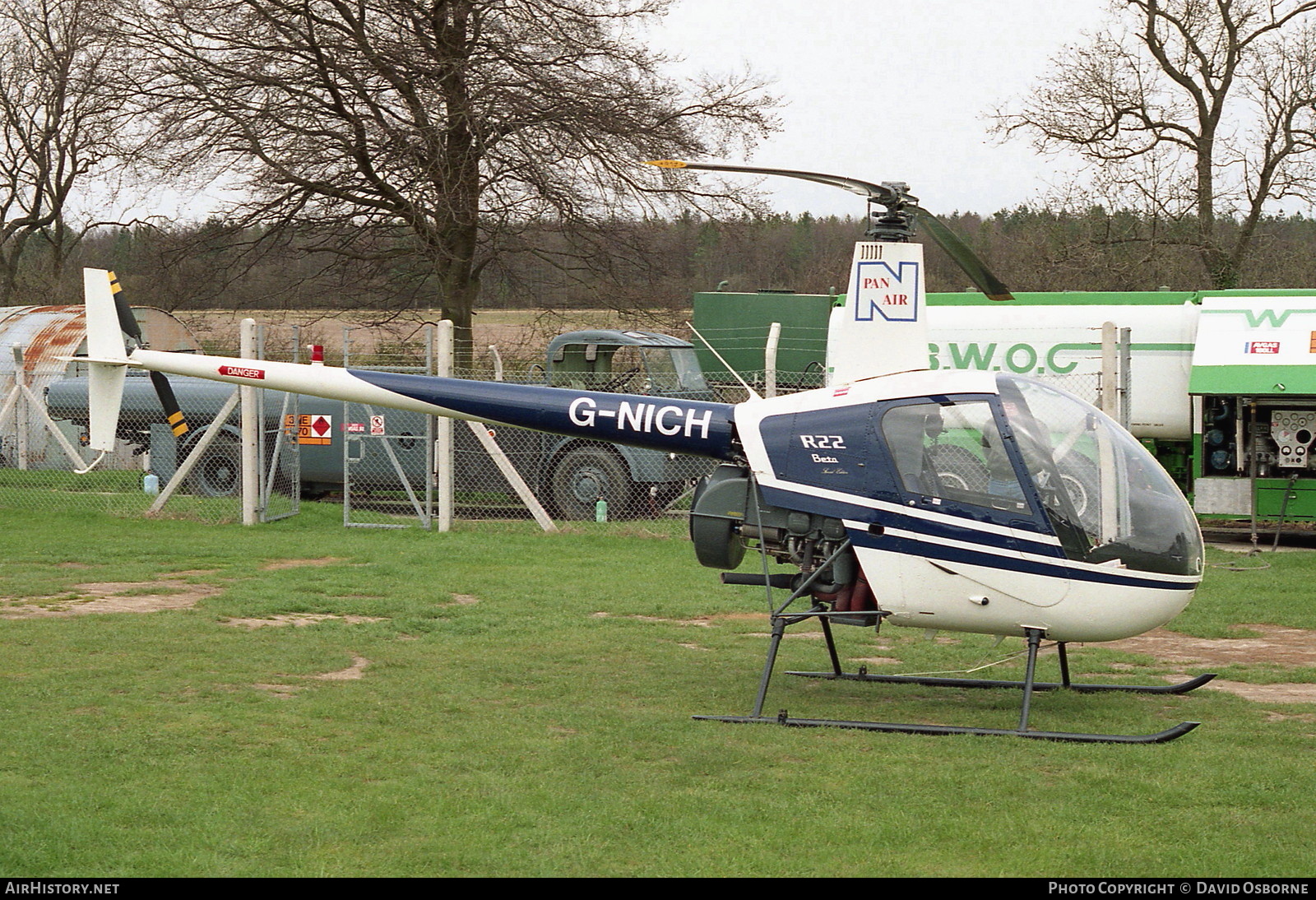 Aircraft Photo of G-NICH | Robinson R-22 Beta | Pan Air | AirHistory.net #721805