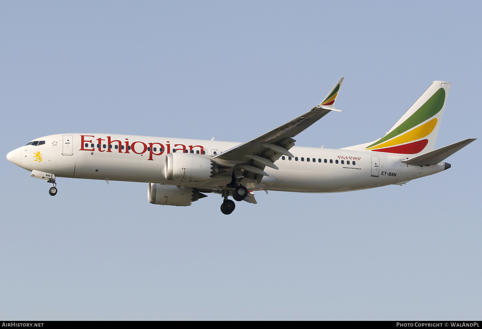 Aircraft Photo of ET-BAN | Boeing 737-8 Max 8 | Ethiopian Airlines | AirHistory.net #721818