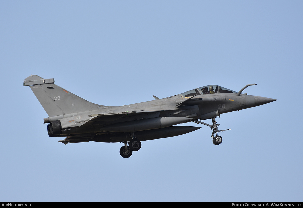 Aircraft Photo of 20 | Dassault Rafale M | France - Navy | AirHistory.net #721824