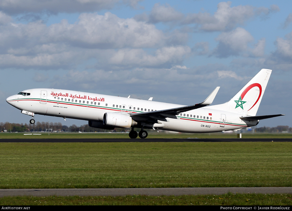 Aircraft Photo of CN-ROZ | Boeing 737-8B6 | Royal Air Maroc - RAM | AirHistory.net #721849