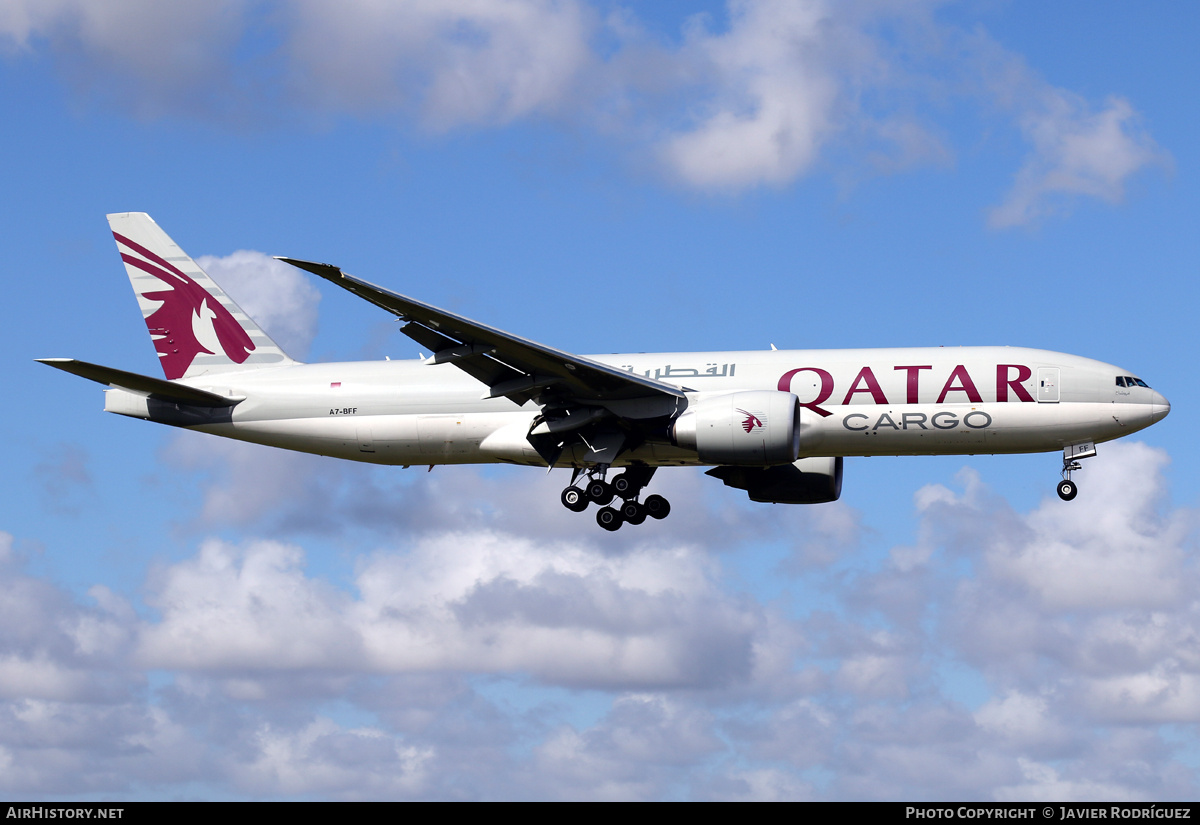 Aircraft Photo of A7-BFF | Boeing 777-FDZ | Qatar Airways Cargo | AirHistory.net #721866