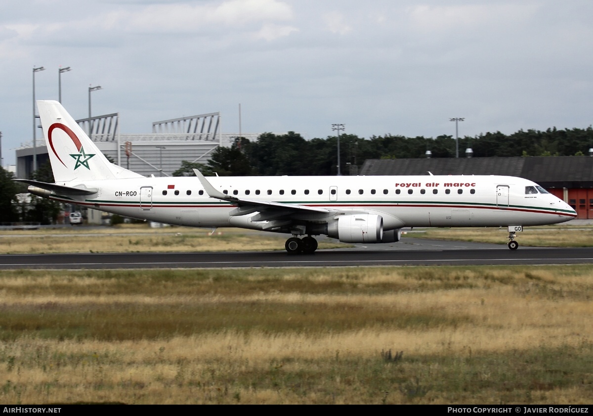 Aircraft Photo of CN-RGO | Embraer 190AR (ERJ-190-100IGW) | Royal Air Maroc - RAM | AirHistory.net #721869
