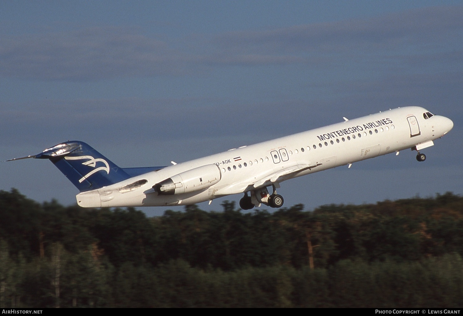 Aircraft Photo of YU-AOK | Fokker 100 (F28-0100) | Montenegro Airlines | AirHistory.net #721877