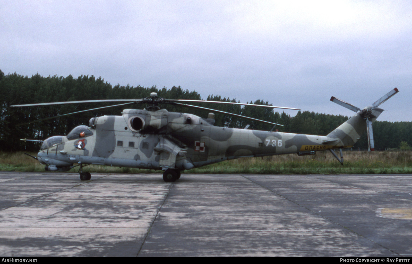 Aircraft Photo of 736 | Mil Mi-24W | Poland - Army | AirHistory.net #721880