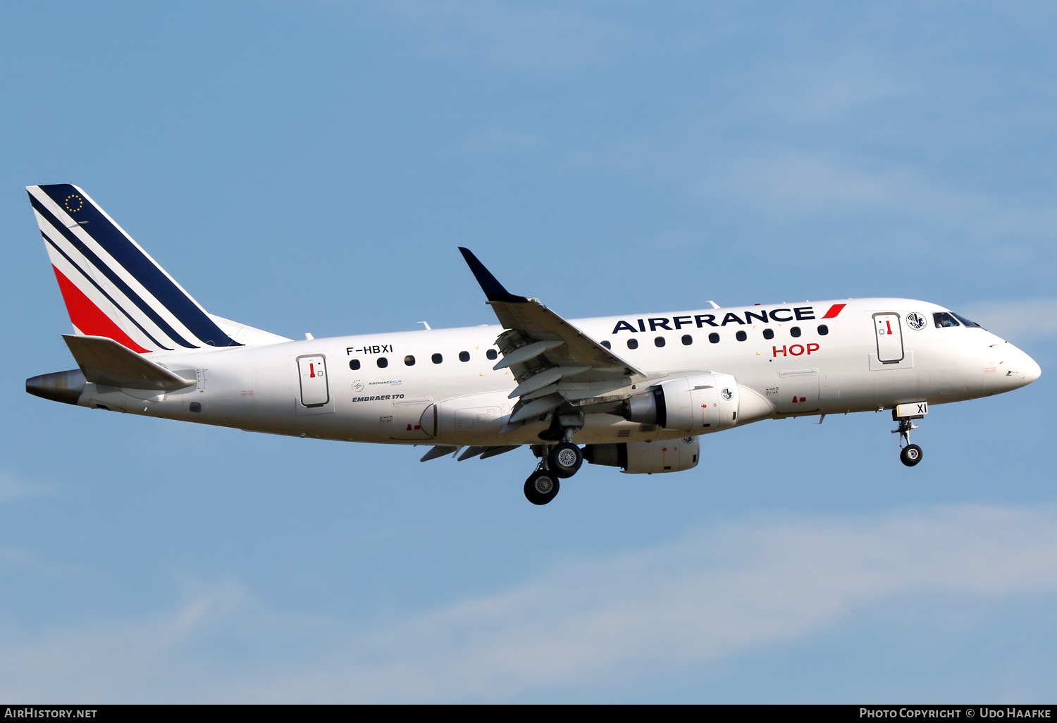 Aircraft Photo of F-HBXI | Embraer 170STD (ERJ-170-100STD) | Air France | AirHistory.net #721894