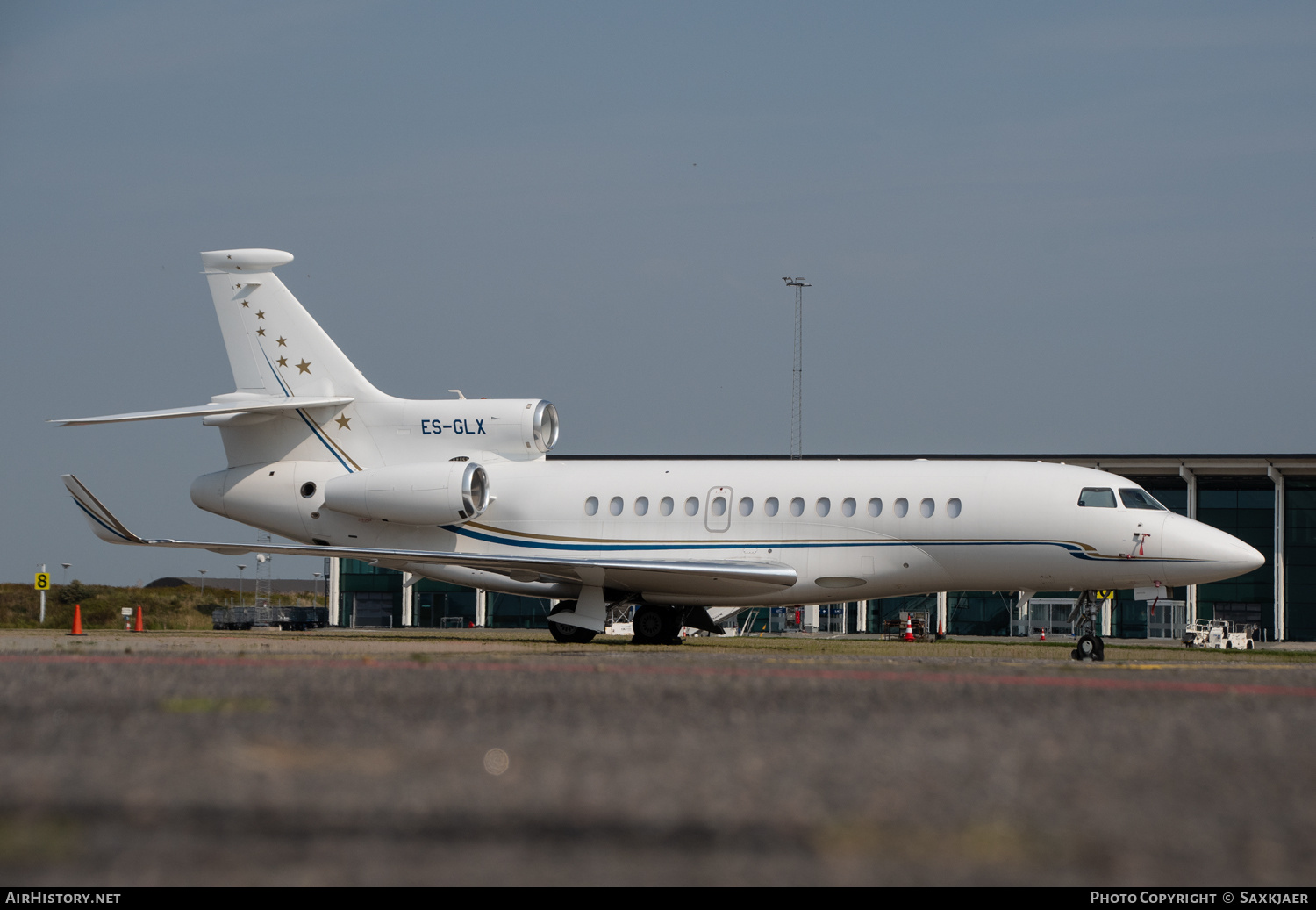 Aircraft Photo of ES-GLX | Dassault Falcon 7X | AirHistory.net #721910