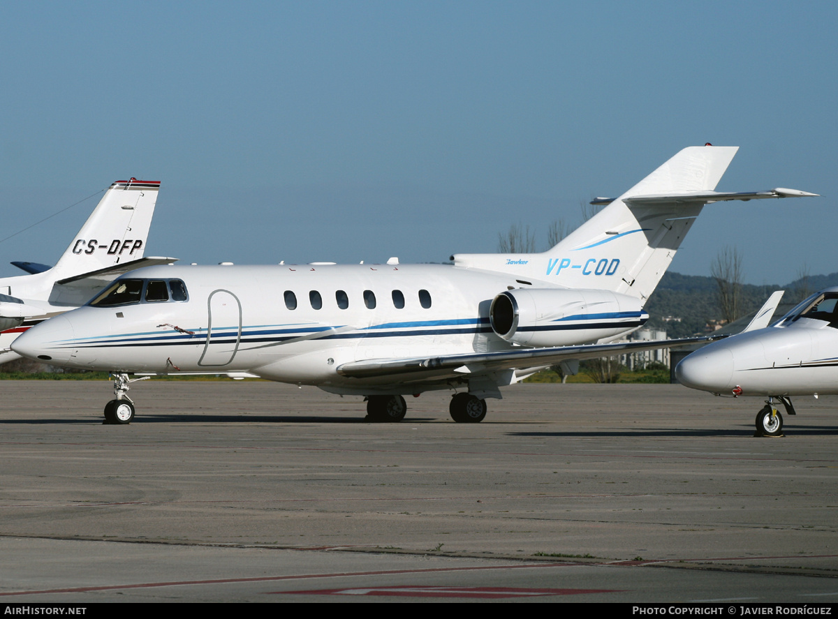 Aircraft Photo of VP-COD | Raytheon Hawker 850XP | AirHistory.net #721930