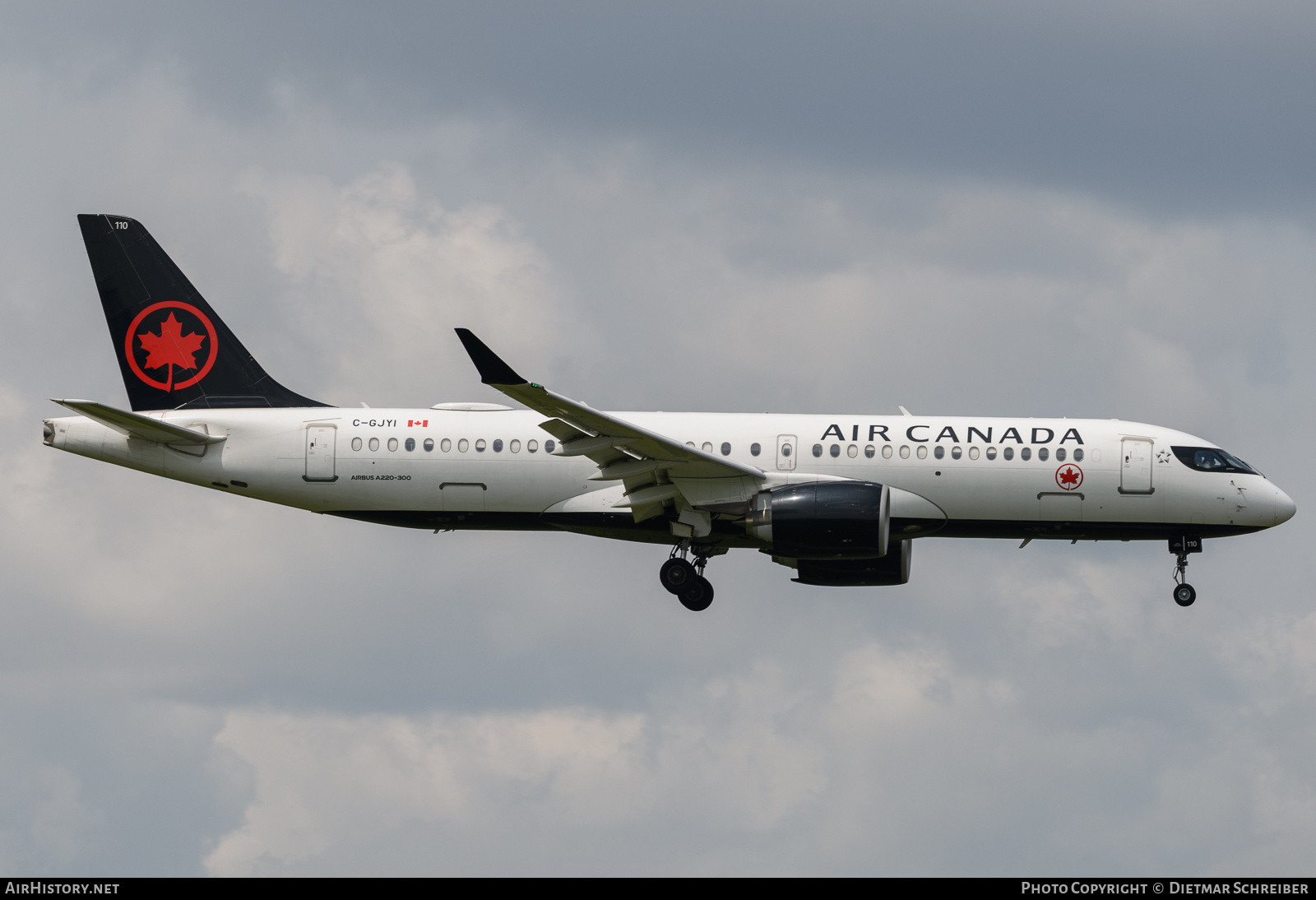 Aircraft Photo of C-GJYI | Airbus A220-371 (BD-500-1A11) | Air Canada | AirHistory.net #721948
