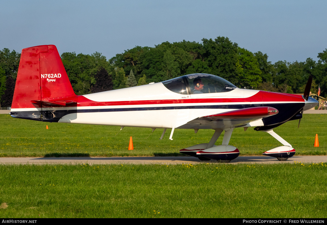 Aircraft Photo of N762AD | Van's RV-7A | AirHistory.net #721952