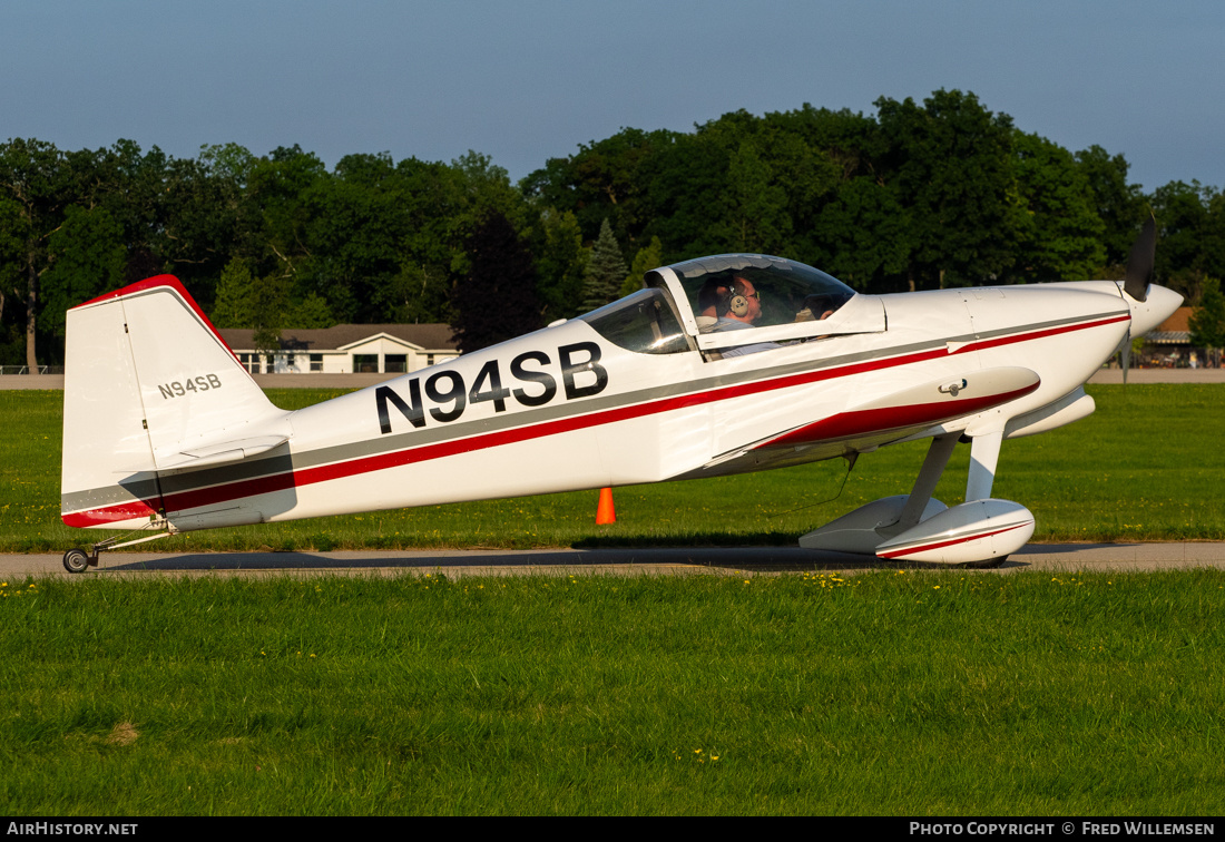 Aircraft Photo of N94SB | Van's RV-6 | AirHistory.net #721958