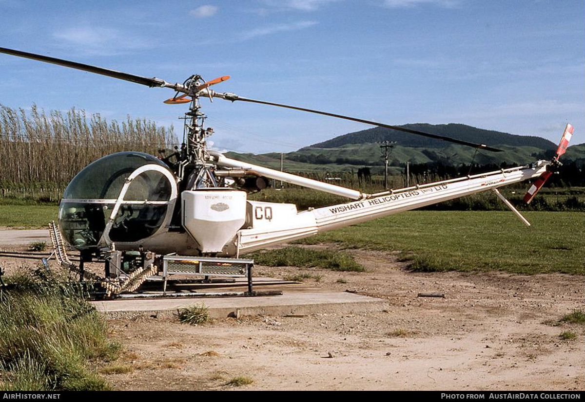 Aircraft Photo of ZK-HCQ / CQ | Hiller UH-12E | Wishart Helicopters | AirHistory.net #721985