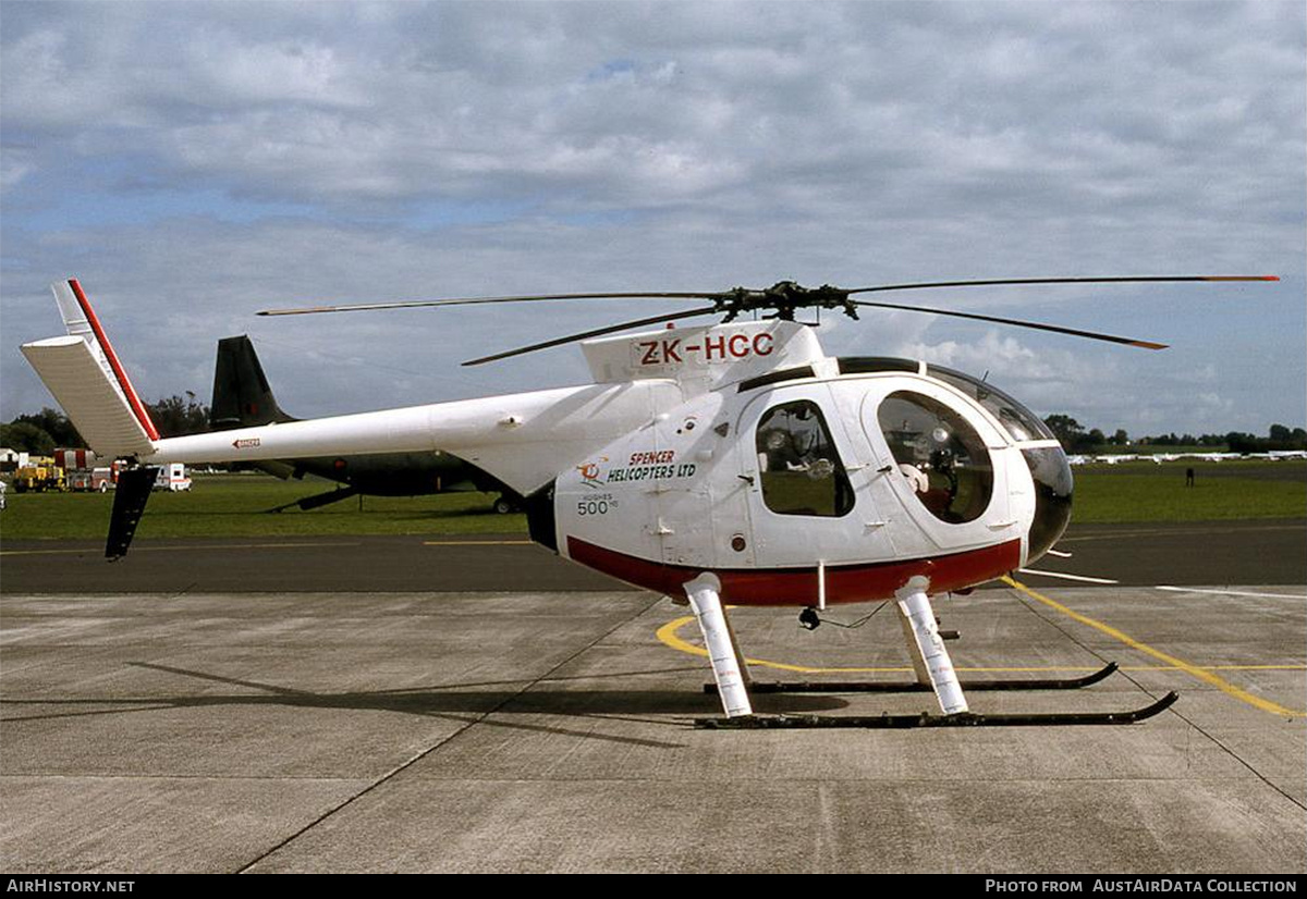 Aircraft Photo of ZK-HCC | Hughes 500C (369HS) | Spencer Helicopters | AirHistory.net #721989