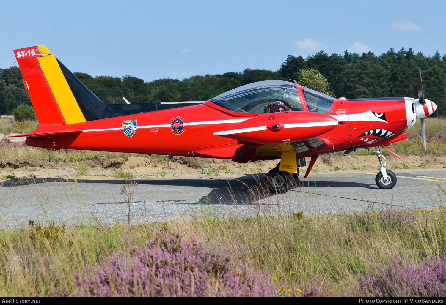 Aircraft Photo of ST-16 | SIAI-Marchetti SF-260M+ | Belgium - Air Force | AirHistory.net #721990