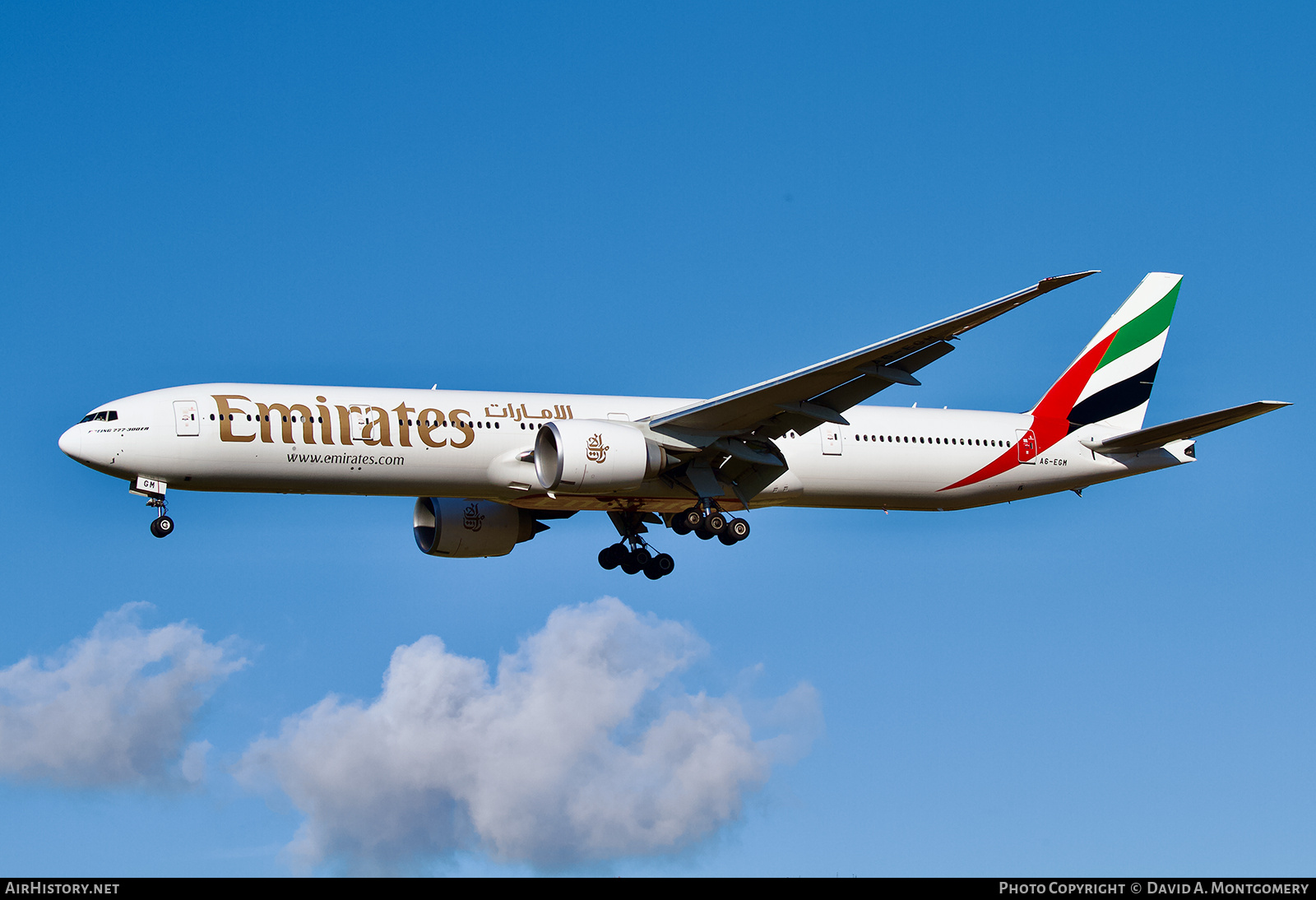 Aircraft Photo of A6-EGM | Boeing 777-31H/ER | Emirates | AirHistory.net #722075