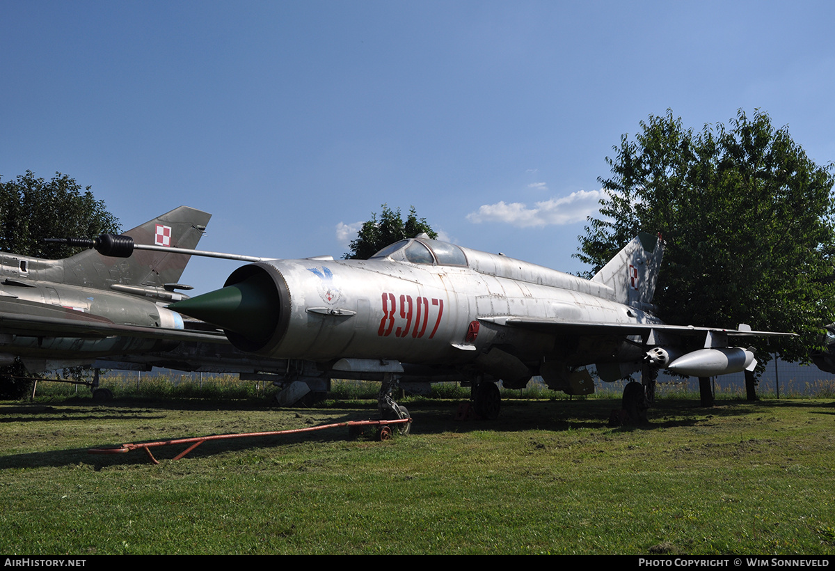 Aircraft Photo of 8907 | Mikoyan-Gurevich MiG-21MF | Poland - Air Force | AirHistory.net #722078