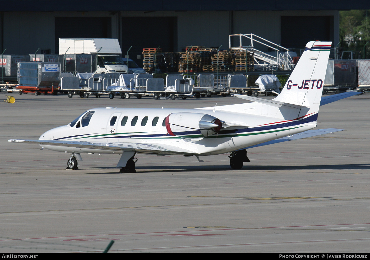 Aircraft Photo of G-JETO | Cessna 550 Citation II | AirHistory.net #722131