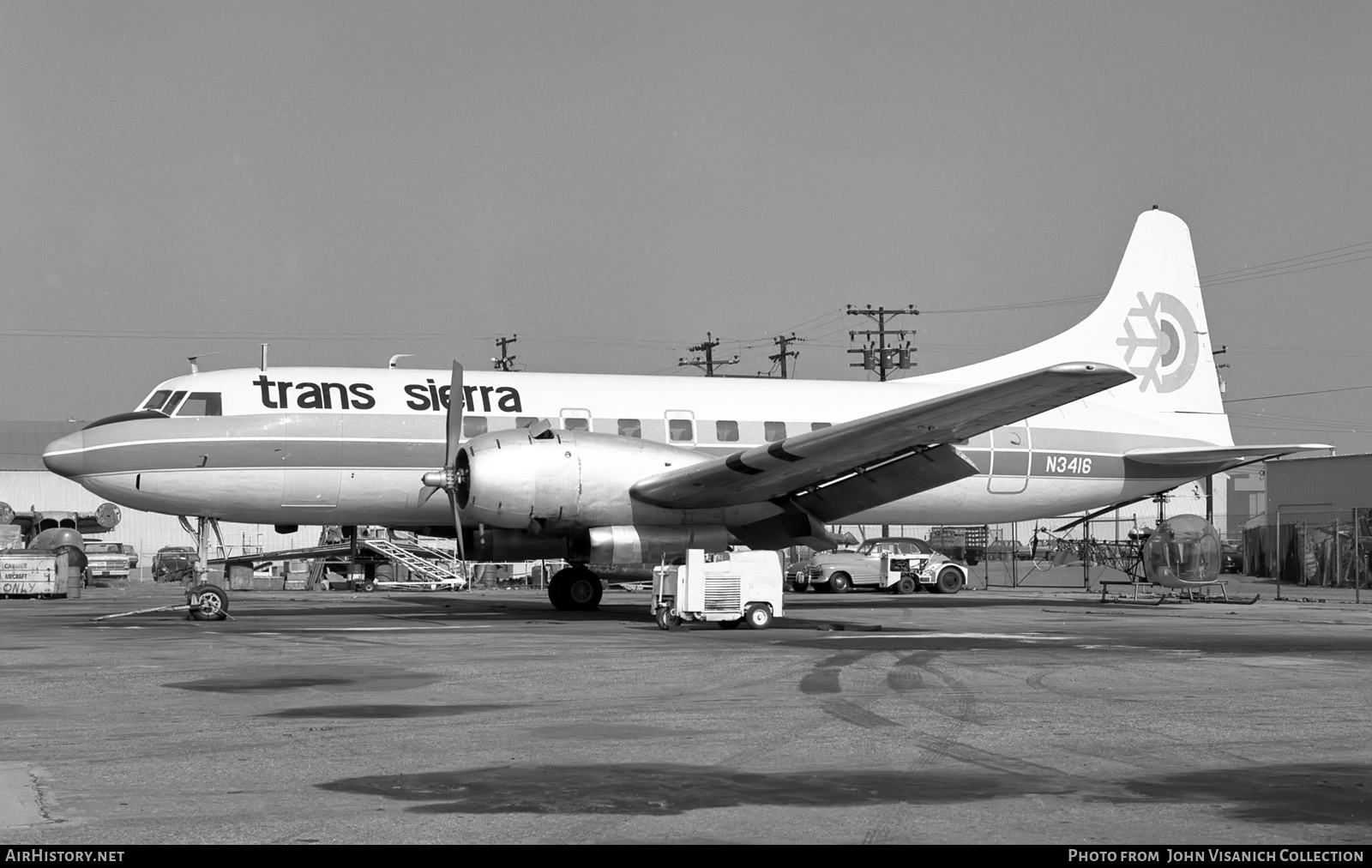 Aircraft Photo of N3416 | Convair 340-32 | Trans Sierra Airlines | AirHistory.net #722137