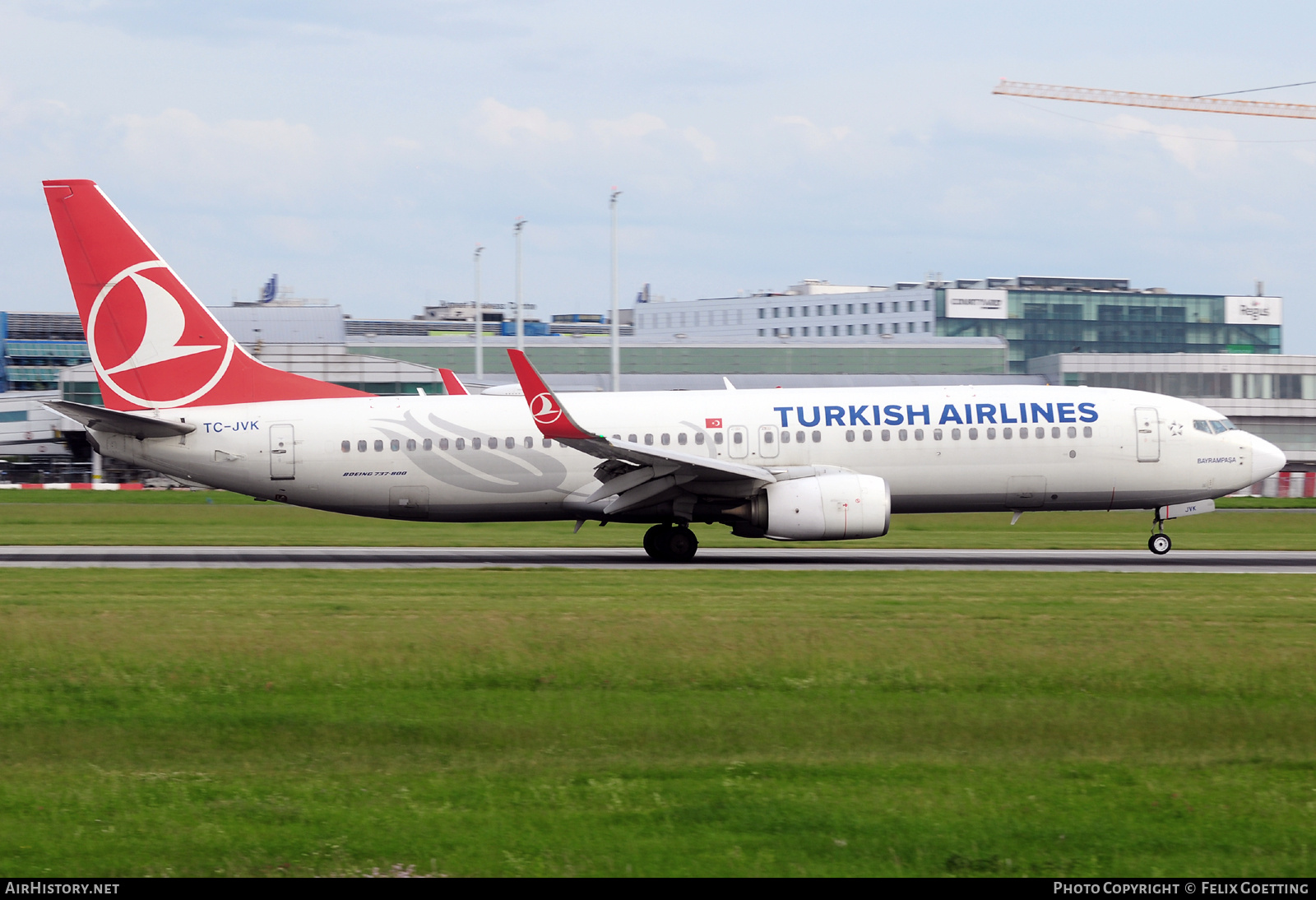 Aircraft Photo of TC-JVK | Boeing 737-8F2 | Turkish Airlines | AirHistory.net #722153