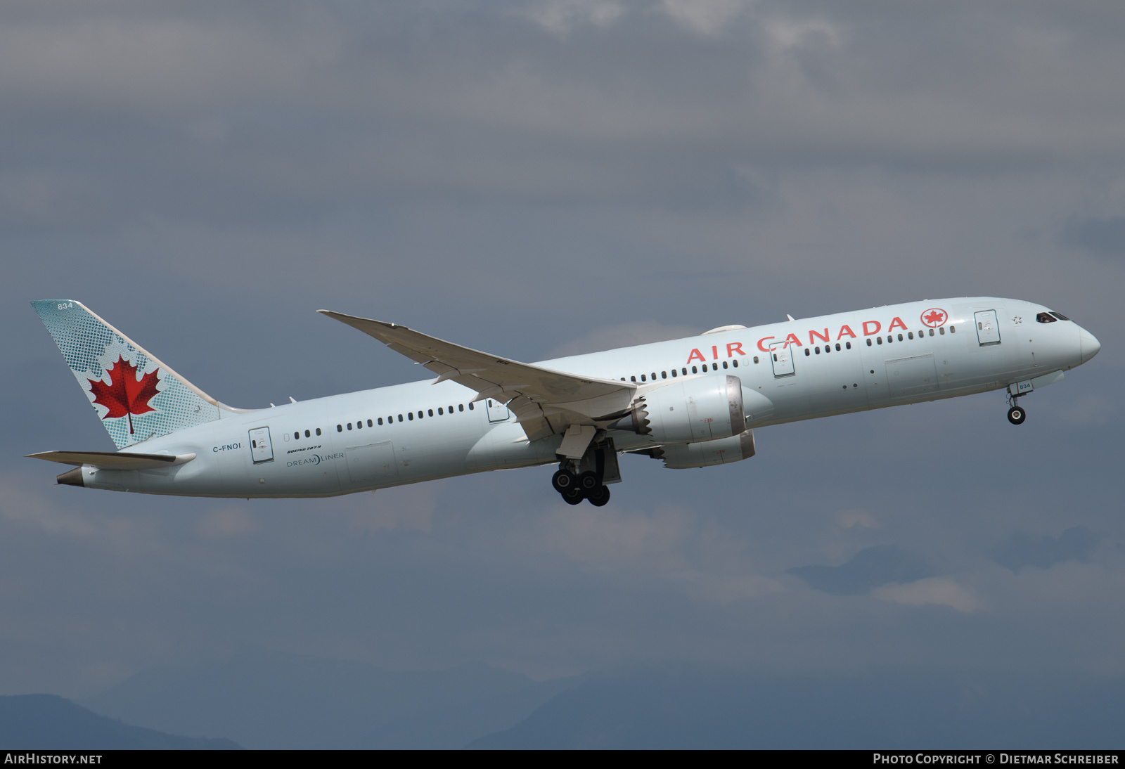 Aircraft Photo of C-FNOI | Boeing 787-9 Dreamliner | Air Canada | AirHistory.net #722164